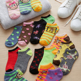 Women's Colorful Vivid Fun No Show Socks - 20 Pairs