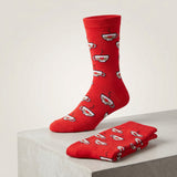 Italy Inspired Dreams Pattern Socks - 12 Pairs
