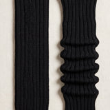 Women's Midnight Black Leg Warmers