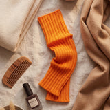 Women's Orange Leg Warmers