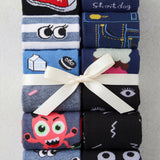 Lightweight Monster Pattern Socks - 12 Pairs