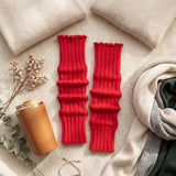Women's Red Leg Warmers