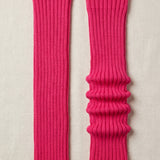 Women's Extra Long Magenta Leg Warmers