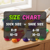 Women's 10 Pairs Rainbow Space Dye Pattern For Vibrant Style Low Cut
