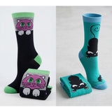 Cute Cat Socks - 12 Pairs