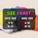 Multi Colored Crew Socks - 12 Pairs