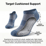 Men's Low Cut Shapes Striped Sports Socks - 12 Pairs