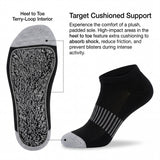 Men's Low Cut Contrast Striped Sports Socks - 12 Pairs