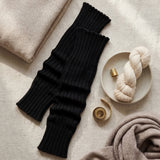Women's Midnight Black Leg Warmers