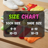 Food Inspired Striped No Show Socks - 20 Pairs