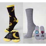 Colorful Fun Saying Socks - 12 Pairs