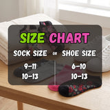 Women's 10 Pairs Midnight Garden Pattern For Vibrant Style Low Cut