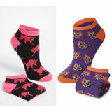 Women's Midnight Colorful Low Cut Socks - 20 Pairs