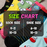 Colorful Funny Eye Monsters Socks - 12 Pairs