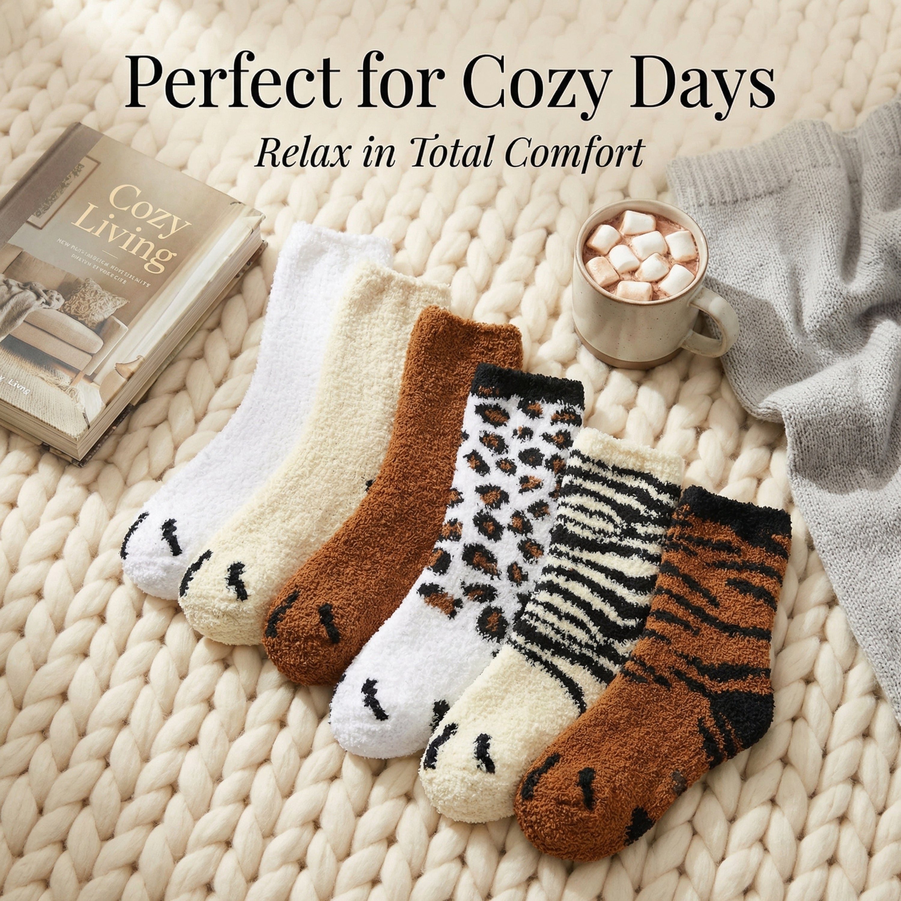 Women's Humor Fuzzy Socks