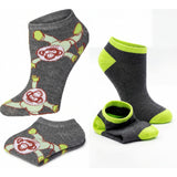 Women's Colorful Vivid Fun No Show Socks - 20 Pairs