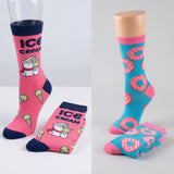 Pink & Blue Socks - 12 Pairs