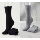 Solid Colors Black Grey & White Socks - 12 Pairs