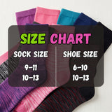 Colorful Solid & Space Dye Pattern Socks