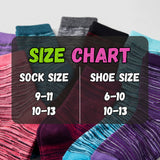 Colorful Work Fashion Crew Socks - 12 Pairs