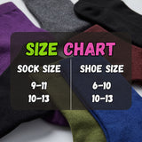 Women's Colorful Solid Socks - 12 Pairs