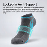 Men's Low Cut Dynamic Double Stripes Sports Socks - 12 Pairs