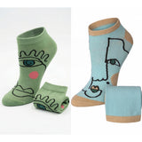 Solid Color Doodle No Show Socks -20 Pairs