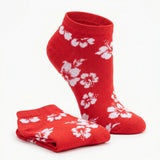 Colorful Funky Floral No Show Socks - 20 Pairs