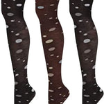 Isadora Paccini Women's 3-Pack Polka Dot Stylish and Comfortable Novelty Knee High Socks - Tipi Toe Socks