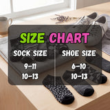 Black White Snowflake No Show Socks  - 20 Pairs