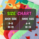 Strawberry Orange Lime Pineapple Fruits Socks - 12 Pairs