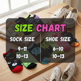 Multicolor Funny Emoji No Show Socks - 20 Pairs