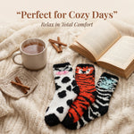 Cheetah Crew Socks for Women