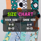 Penguin Pattern Socks - 12 Pairs