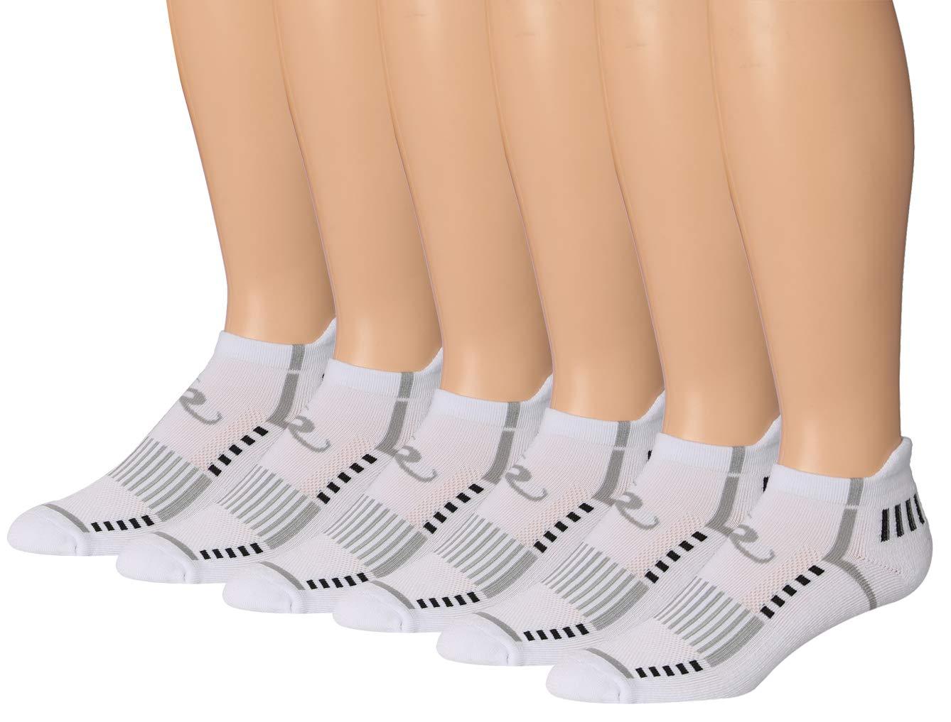 RONNOX Men's 6-Pairs Low Cut Running & Athletic Performance Tab Socks Medium/Large MRLT22-A-ML - Socks