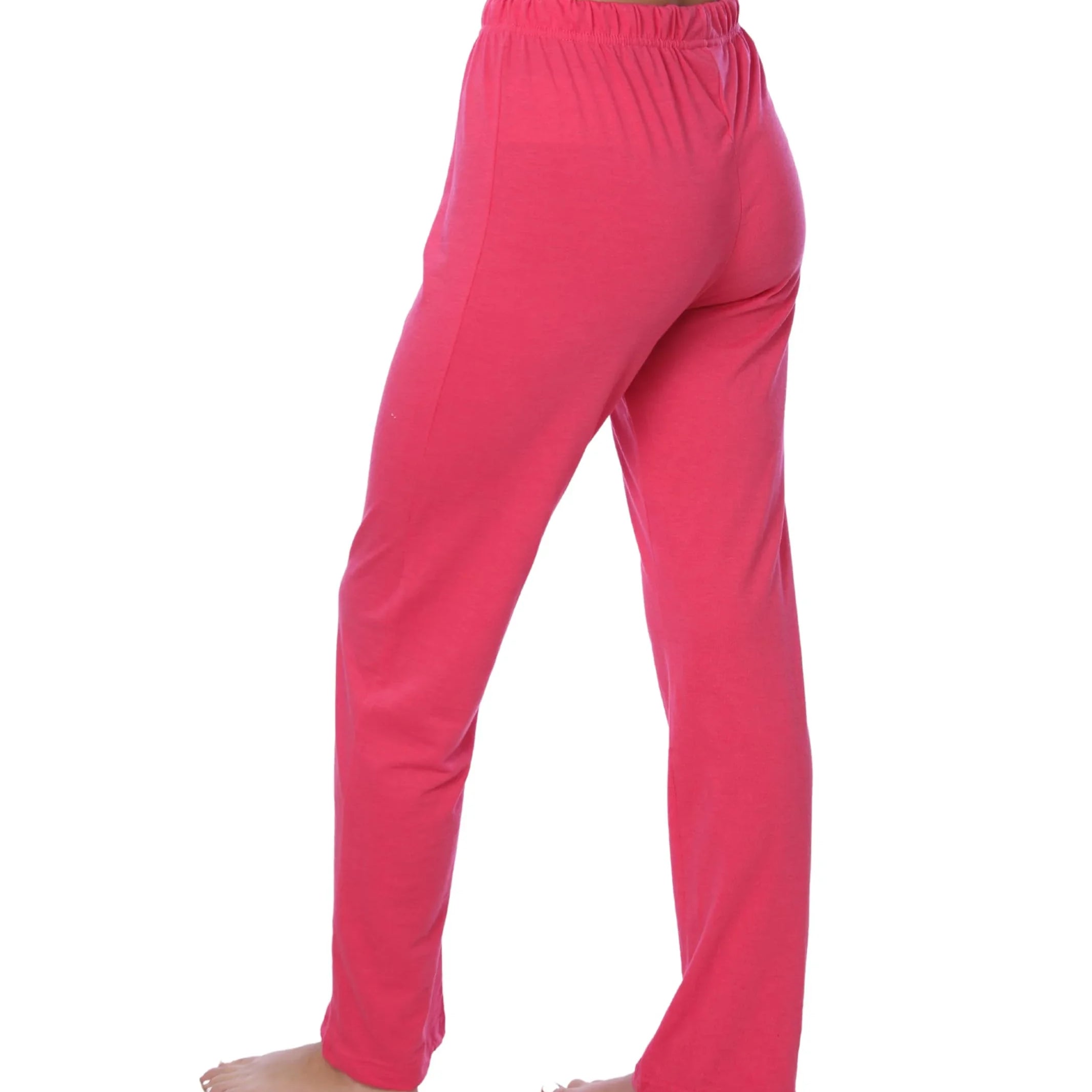 Women's Pink Cotton Long Sleeve Pajamas
