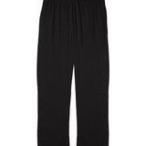 JAMES FIALLO Men's Black Medium Cotton Knit Pajamas Comfortable Relaxed Fit Durable Sleepwear Mens Pajama Bottoms