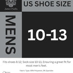 JAMES FIALLO Men's 6-Pairs Fun Low Cut Athletic Football Star Stripes Patterned Running Socks For Men - Tipi Toe Socks