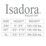 Isadora Paccini Women's Black Opaque Shaper Tights - 120 Denier High-Waist Control Top Pantyhose for Slimming and Comfort - Socks