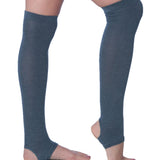 Tipi Toe Women Stirrup Socks - Lightweight Girl's Toeless Socks Over the Knee - Stretchable Women's Stockings Workout socks