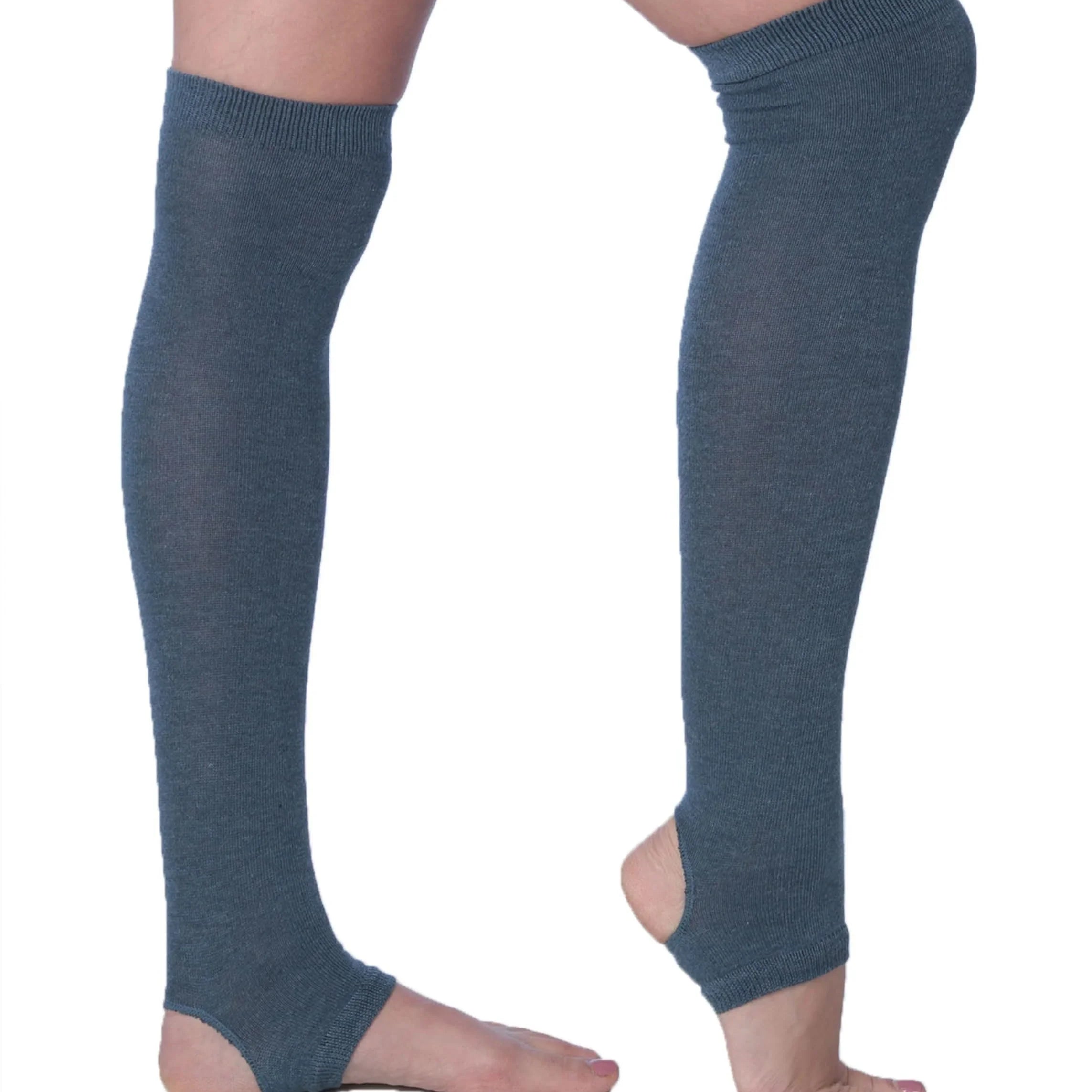 Denim Over the Knee Socks