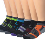 RONNOX Men's 6-Pairs Low Cut Running & Athletic Performance Socks Medium/Large MRLT02-B-ML - Tipi Toe Socks
