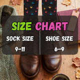 Colorful Argyle Geometric Patterned Knee High Socks - 6 Pairs