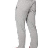 JAMES FIALLO Men's Grey Medium Cotton Knit Pajamas Comfortable Relaxed Fit Durable Men's Sleepwear