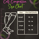 Unisex Calf Compression Sleeve 3-Pairs Sunrise Serenity Colorful 12-14 mmHg Great for Athletic & Medical Use - Socks