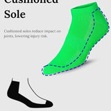 Cushioned Men's Contrast Sports Socks