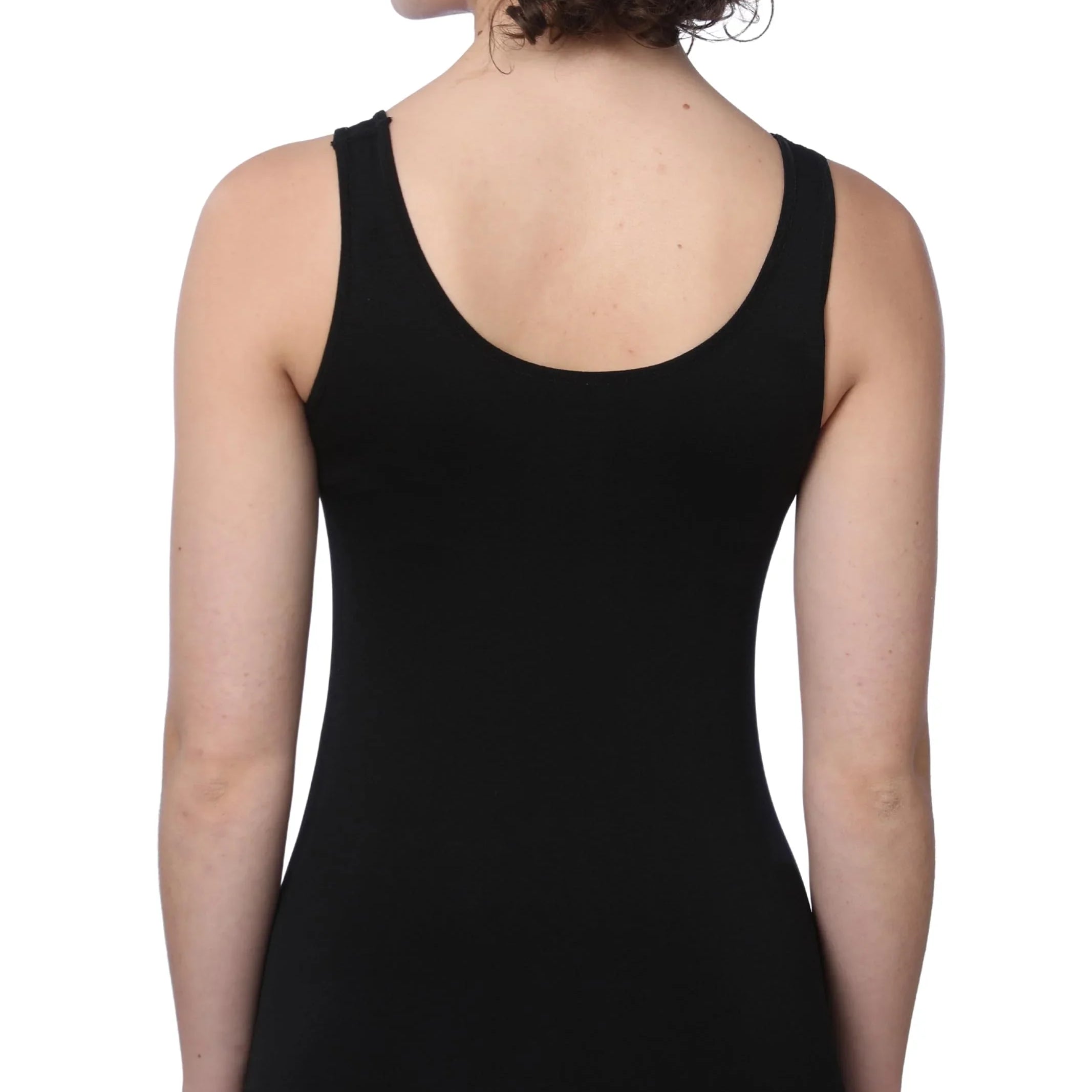 Women's Black Back Tank Tops