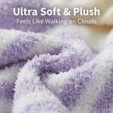 Anti-Skid Microfibe Fuzzy Socks - 3 Pairs