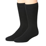  Mens 1 Pairs Heat Holder Cold Resistant Super Thermal Boot Midnight Black Serenity Socks, Sock size 10-13 - Socks
