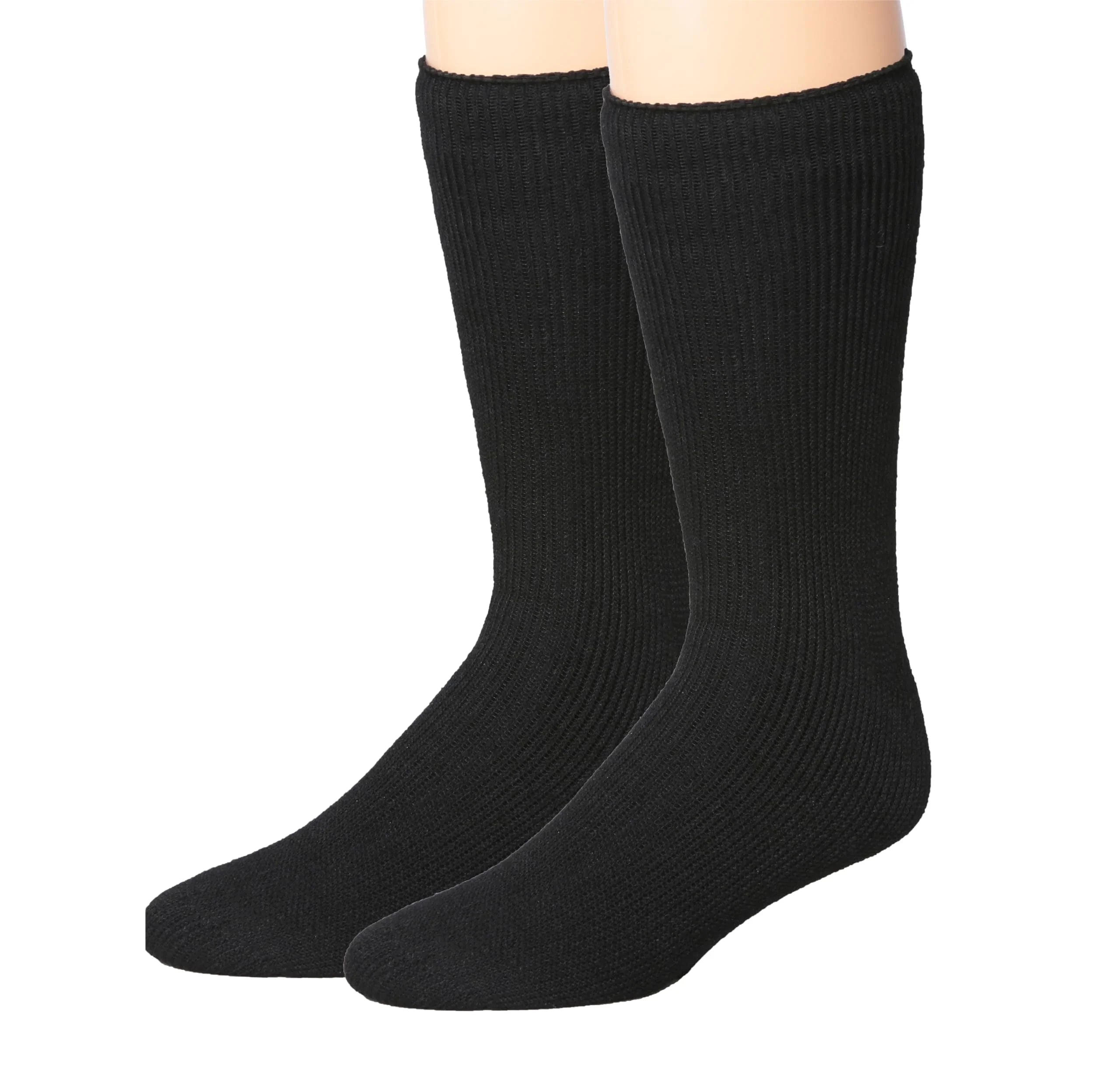  Mens 1 Pairs Heat Holder Cold Resistant Super Thermal Boot Midnight Black Serenity Socks, Sock size 10-13 - Socks